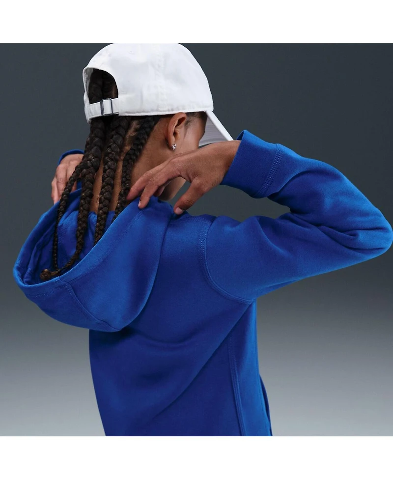 Nike Big Boys and Girls Blue Chelsea Club Hoodie