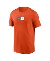 Jordan Men's Orange Florida Gators Campus Logo Swoosh T-Shirt