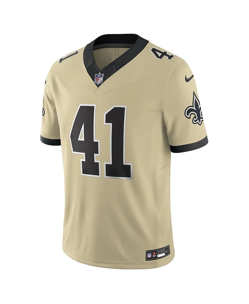 Nike Men's Alvin Kamara Gold New Orleans Saints Gameday Golds Alternate Vapor F.u.s.e. Limited Jersey