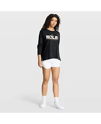 Fanatics Women's Black New Orleans Saints Hometown Legacy Long Sleeve T-Shirt