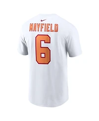 Nike Men's Baker Mayfield White '76 Tampa Bay Buccaneers 50th Season Name Number T-Shirt