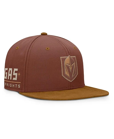Fanatics Men's Brown Vegas Golden Knights Fall Leaves Acreage Snapback Hat