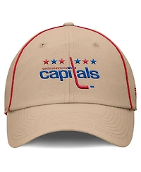 Fanatics Men's Tan Washington Capitals Heritage Setoff Adjustable Hat