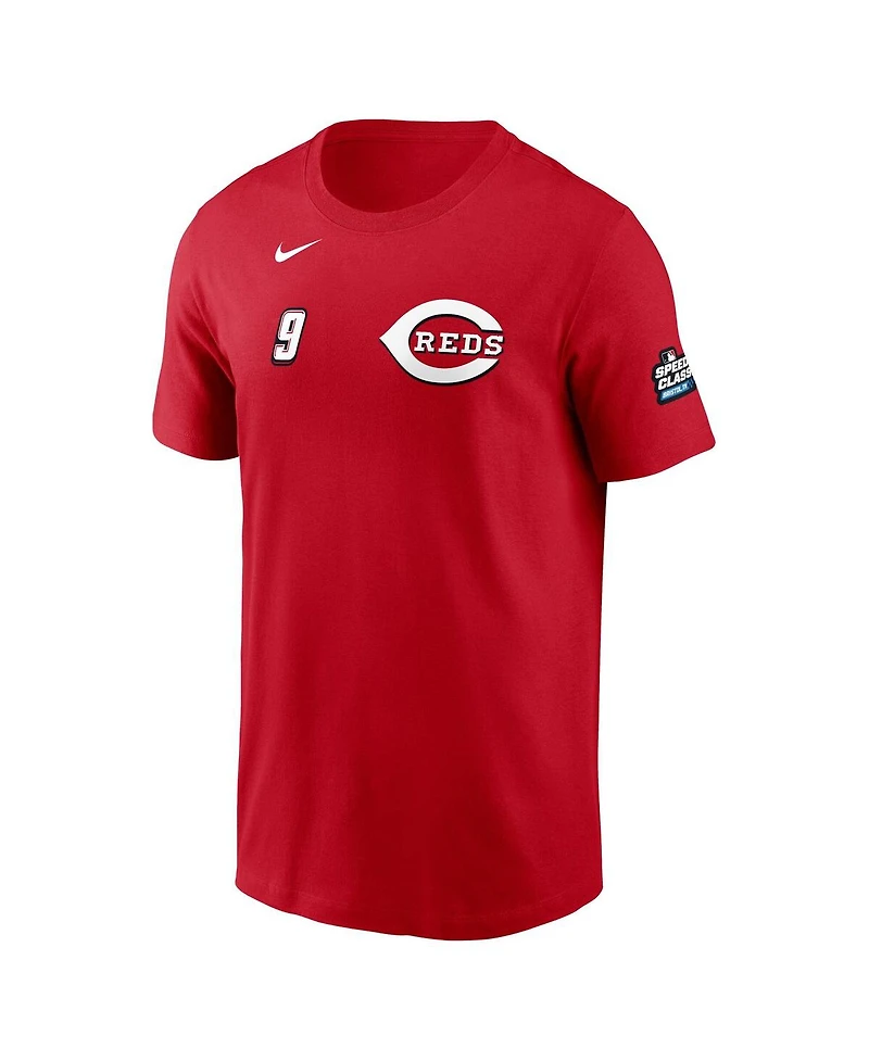 Nike Men's Matt McLain Cincinnati Reds 2025 Mlb Speedway Classic Name Number T-Shirt