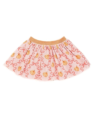 Sweet Wink Baby Girls Pumpkin Trellis Tutu Skirt