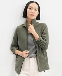 Lands' End Plus Anyweather Fleece Full Zip Jacket