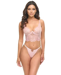 Oh La Cheri Clarissa Sheer Bustier Set