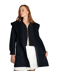 Belle & Bloom Women's Next To You Hooded Wool Blend Coat