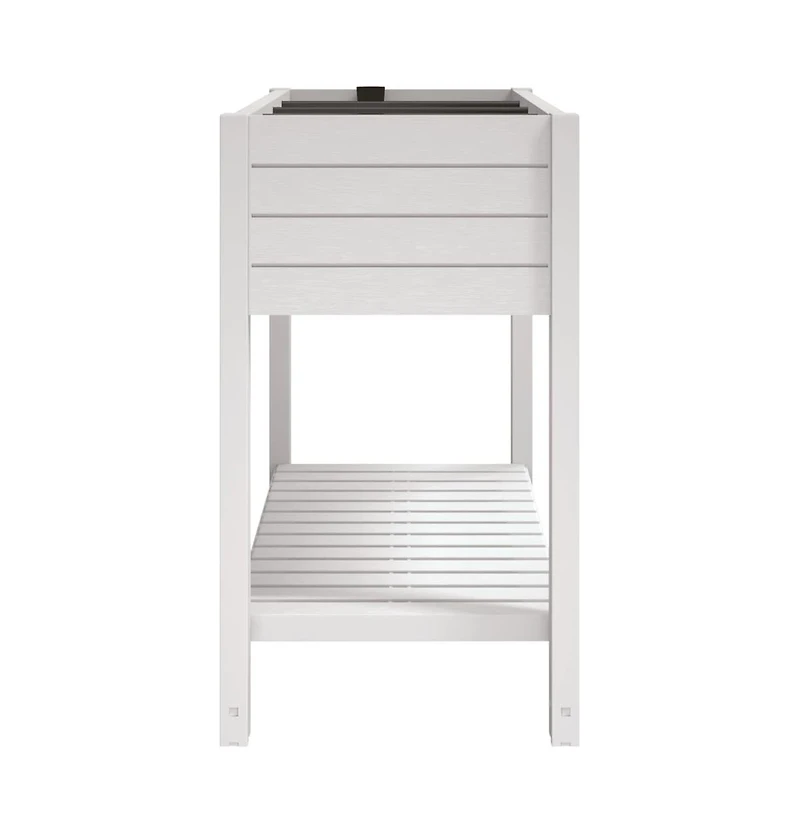 Garden Raised Bed White Polypropylene Large Durable