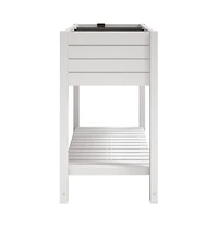 Garden Raised Bed White Polypropylene Large Durable