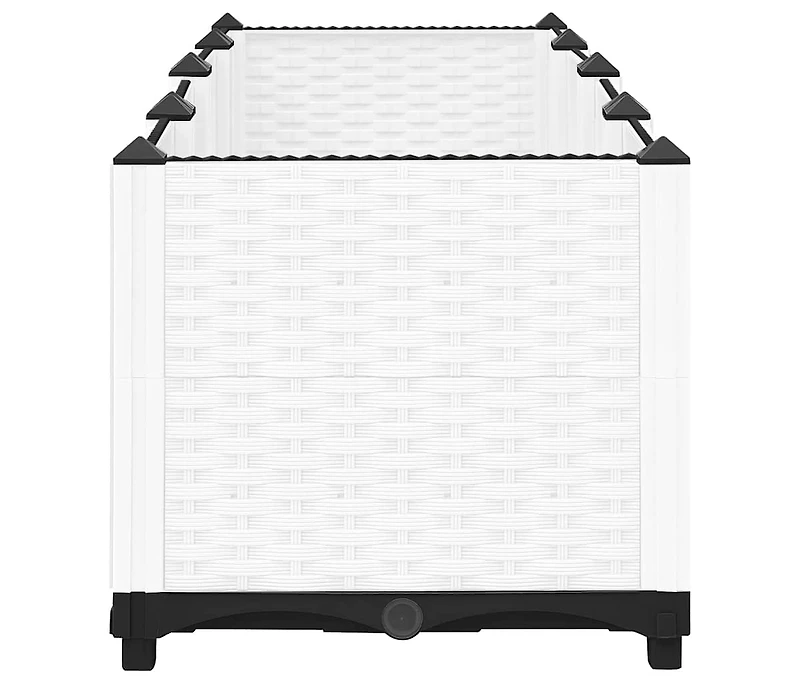 Raised Bed White Polypropylene Large Durable Raised Garden Bed