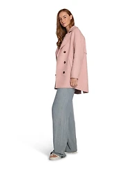 Belle & Bloom Women's Wanna Be Loved Wool Blend Peacoat
