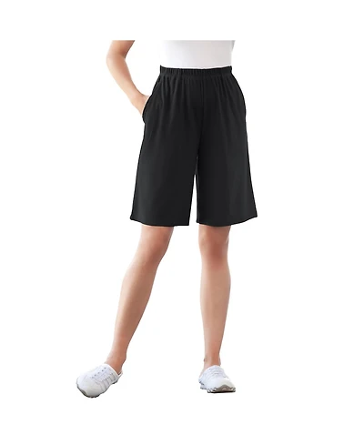 Woman Within Plus 7-Day Knit Short