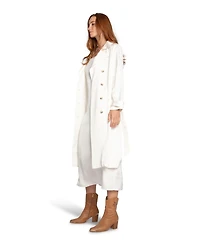 Belle & Bloom Women's Love Language Satin Trench