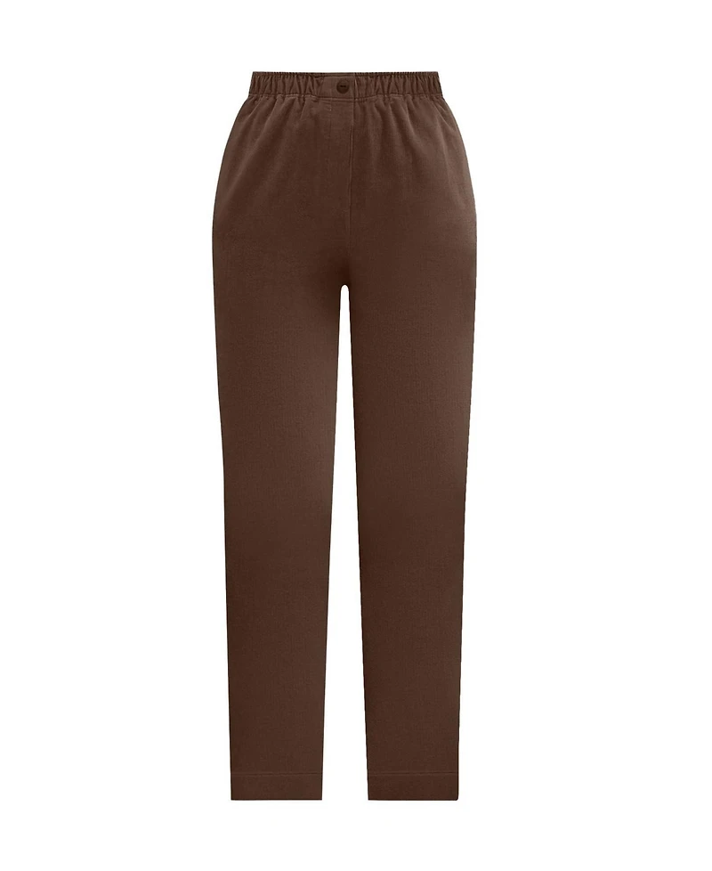 Woman Within Women's 7-Day Corduroy Straight-Leg Pant
