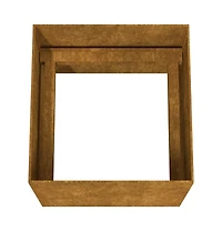 Planter Rusty Corten steel Medium Decorative Inlays Planter