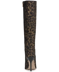 Jessica Simpson Women's Lovienn Stiletto Knee-High Wide-Calf Dress Boots