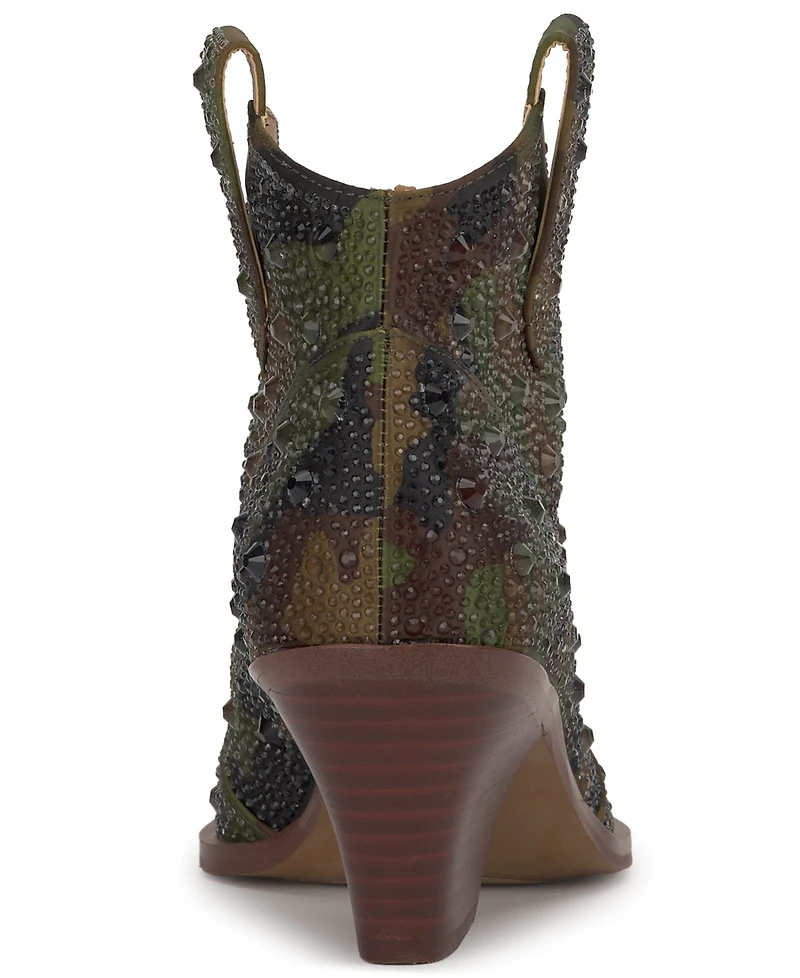 Jessica Simpson Women's Zadie Pull-On Western Booties