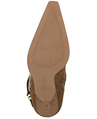 Jessica Simpson Women's Kenzin Tall Western Buckle Dress Boots