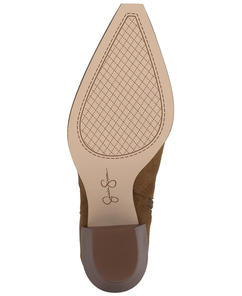 Jessica Simpson Women's Helvona Western Ankle Booties