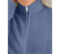Style & Co Petite Polar Fleece Zip-Front Jacket, Created for Macy's