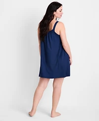 State of Day Women's Fluid Printed Sleep Chemise, Macy's Exclusive