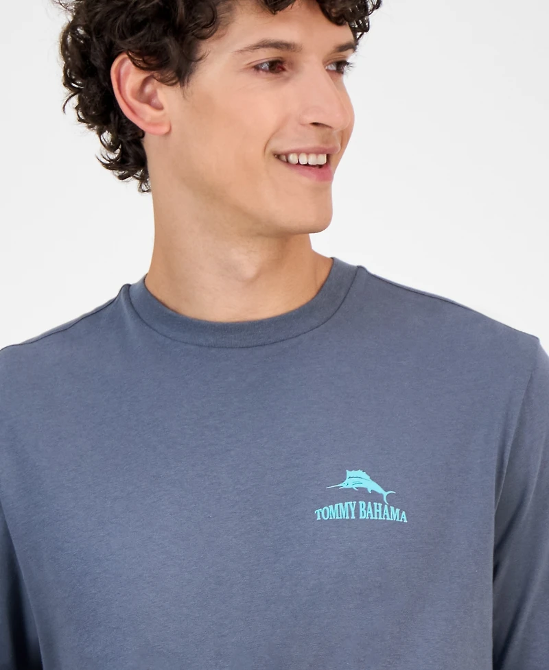 Tommy Bahama Men's Short Sleeve Fantasy Draft Graphic T-Shirt