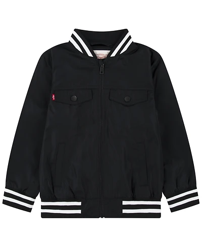 Levi's Boys 4-7 Shiny Mesh Lined Bomber Jacket