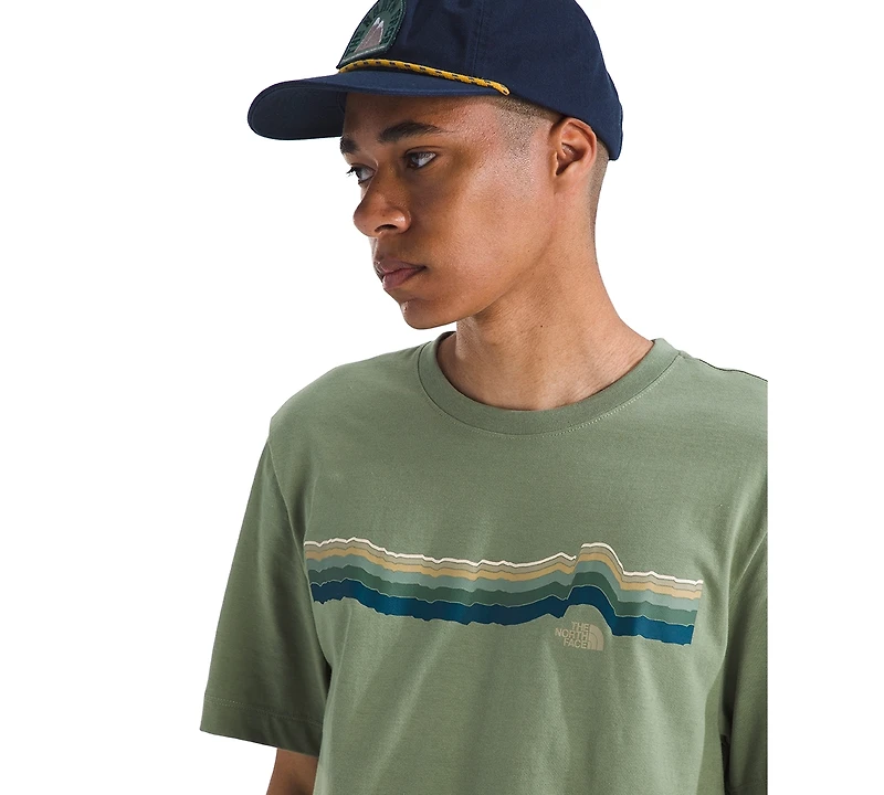 The North Face Men's Evolution Tequila Sunrise Short Sleeve Graphic T-Shirt