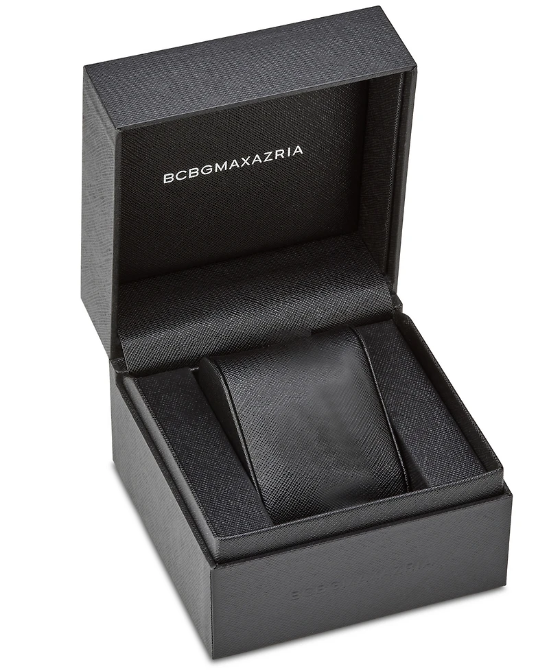Bcbgmaxazria Women's Halo Leather Strap Watch