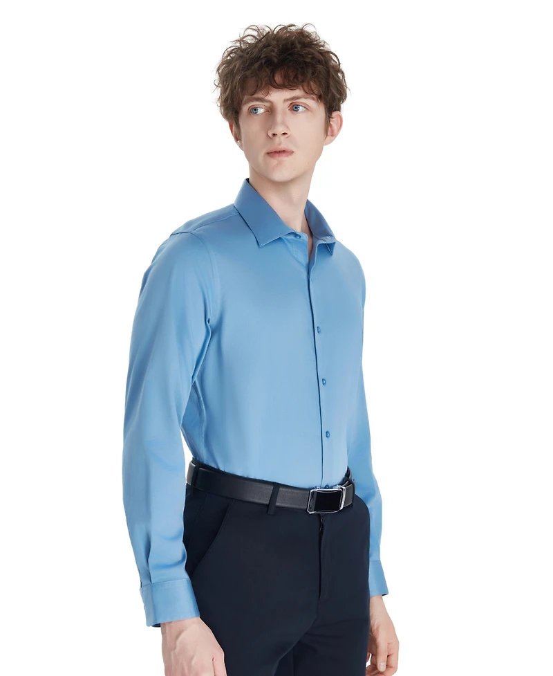Bar Iii Men's Sateen Solid Dress Shirt, Macy's Exclusive