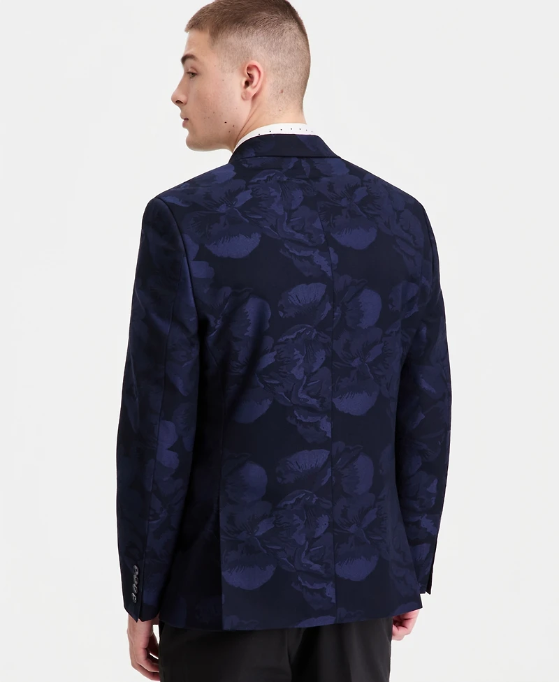 Bar Iii Men's Slim-Fit Jacquard-Floral Evening Jacket, Macy's Exclusive
