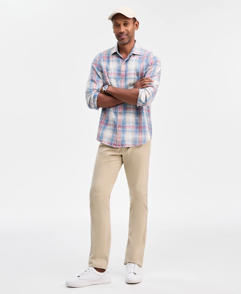 Tommy Bahama Men's Palo Alto Plaid Long-Sleeve Shirt