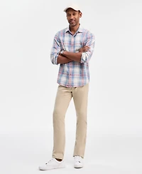 Tommy Bahama Men's Palo Alto Plaid Long-Sleeve Shirt