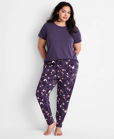 State of Day Women's Textured Joggers, Macy's Exclusive