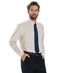 Club Room Men's Medium Gingham Dress Shirt, Macy's Exclusive