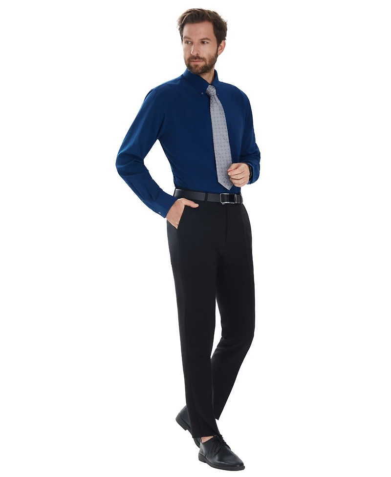 Club Room Men's Medium Gingham Dress Shirt, Macy's Exclusive