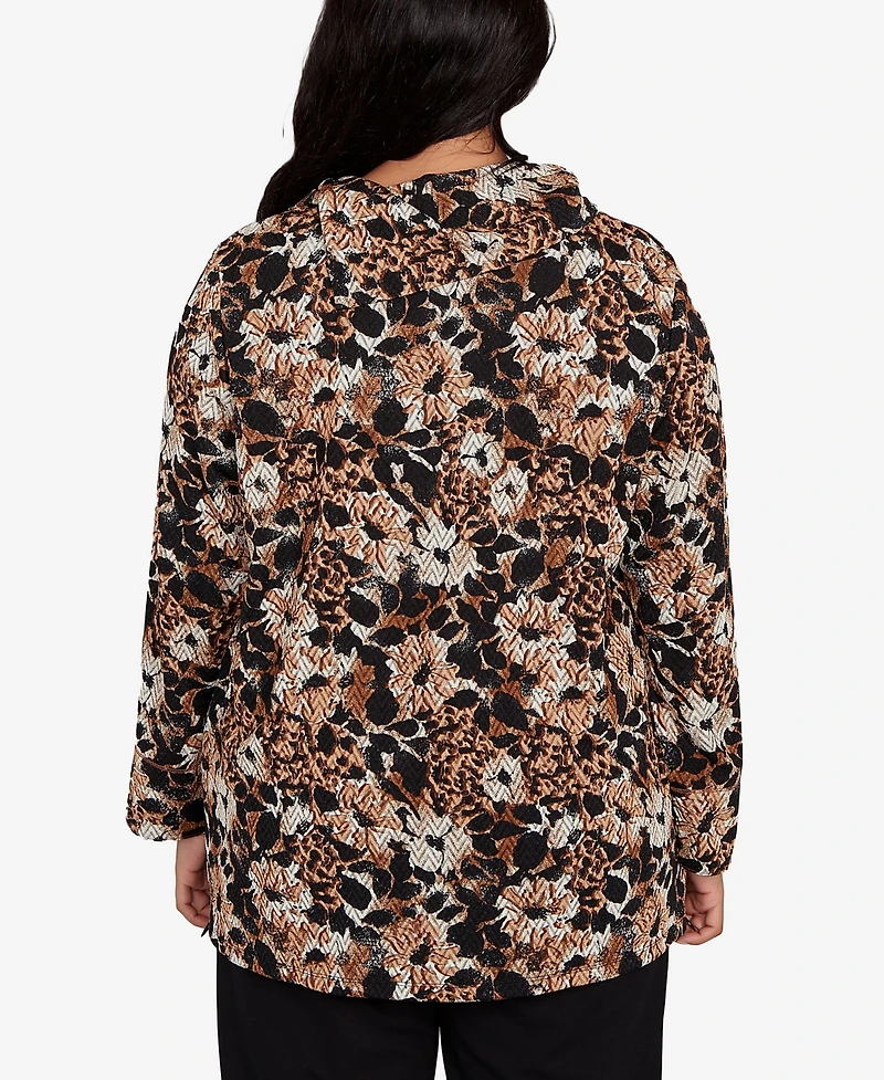 Ruby Rd. Plus Vintage Paisley Embellished Top