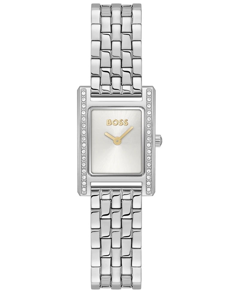 Hugo Boss Women's Lucy Precious Quartz Basic Mini Stainless Steel Watch, 18.50mm