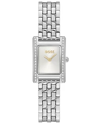 Hugo Boss Women's Lucy Precious Quartz Basic Mini Stainless Steel Watch, 18.50mm