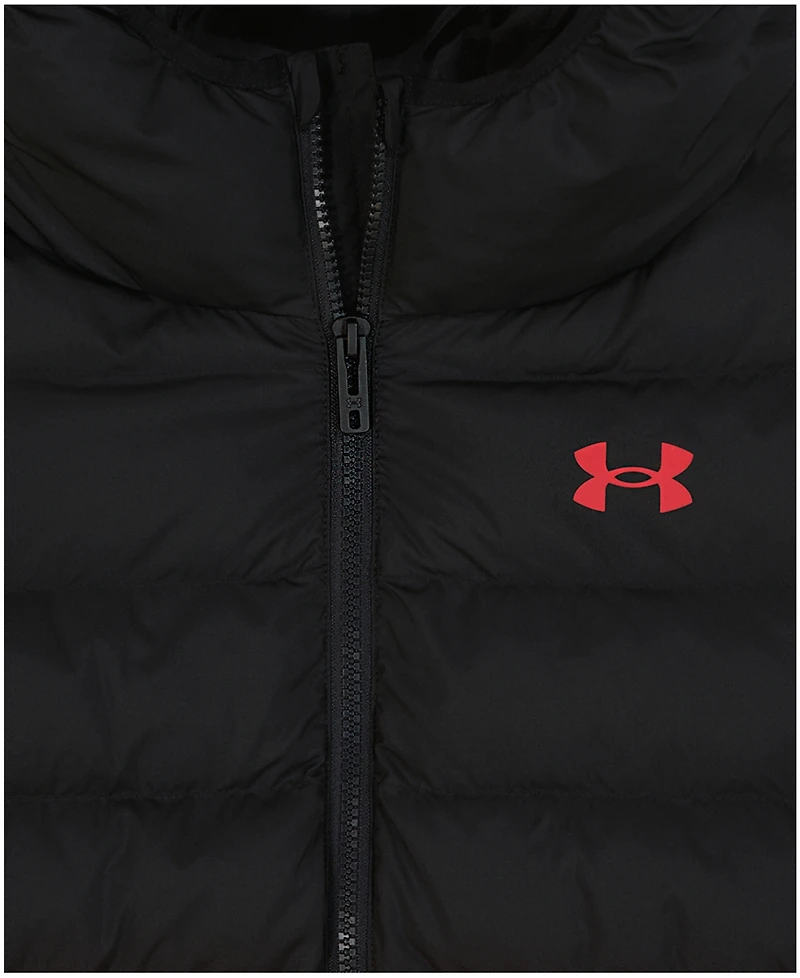 Under Armour Big Boys Pronto Color Block Full Zip Puffer Jacket