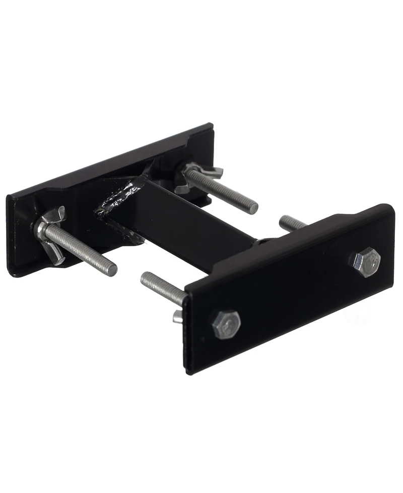 Gardenised Outdoor Metal Patio Umbrella Clamp for Fence Post, Railing, Bleachers, or Benches