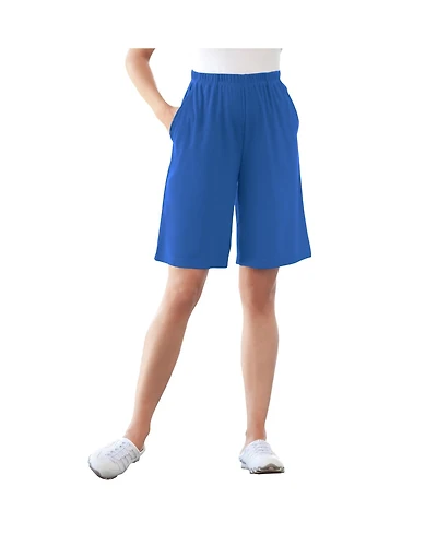 Woman Within Plus 7-Day Knit Short