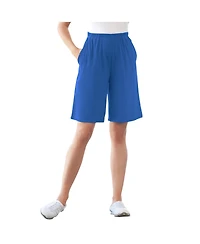 Woman Within Plus 7-Day Knit Short