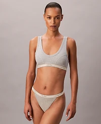 Calvin Klein Women's Heritage Cotton Lightly Lined Bralette QF8594