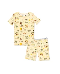 Bellabu Bear Unisex Jurassic Park: Tracker Kids 2-Piece Short Sleeve & Shorts Pajama Set