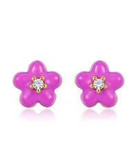 Anna Zuckerman Petit Daisy Rose Earrings