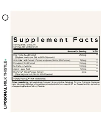 Codeage Liposomal Milk Thistle+ Supplement