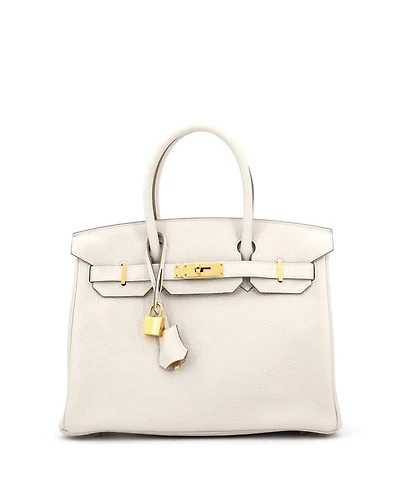 Pre-Owned Hermes Birkin 30 Handbag Light Togo with Gold Hardware