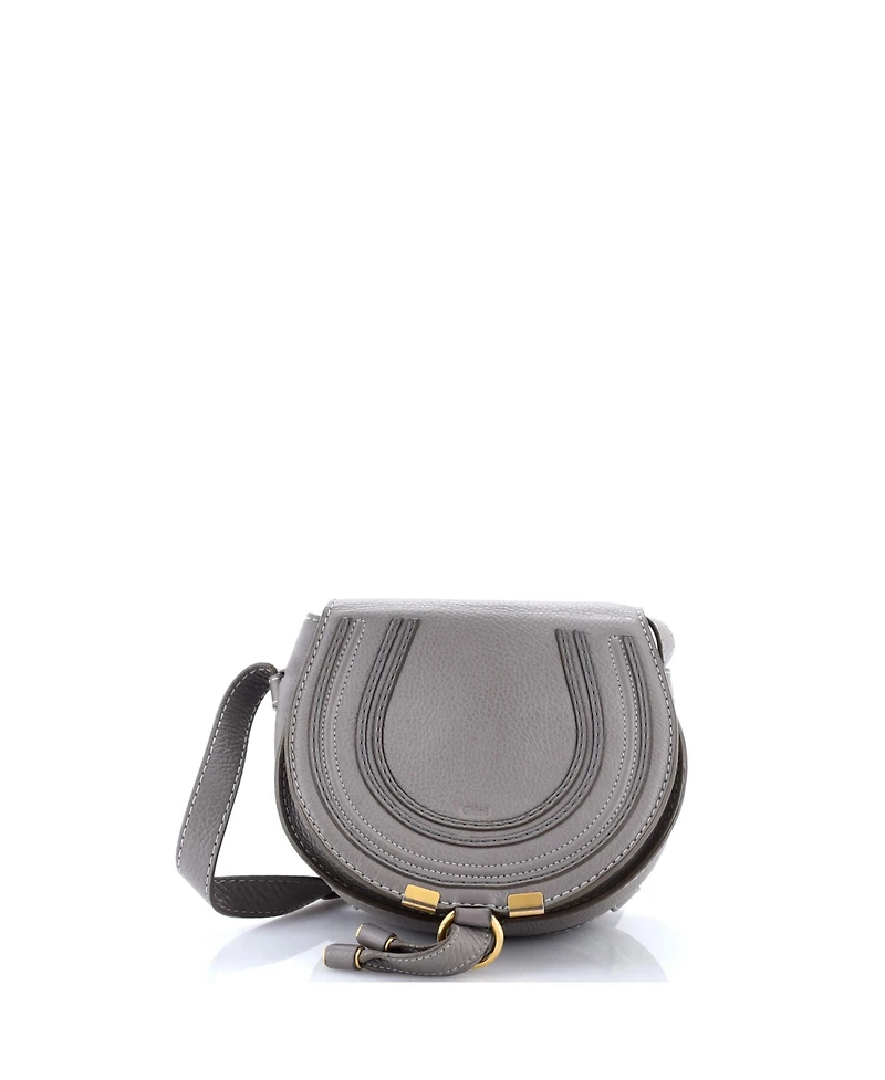 Pre-Owned Chloe Mini Marcie Crossbody Bag Leather